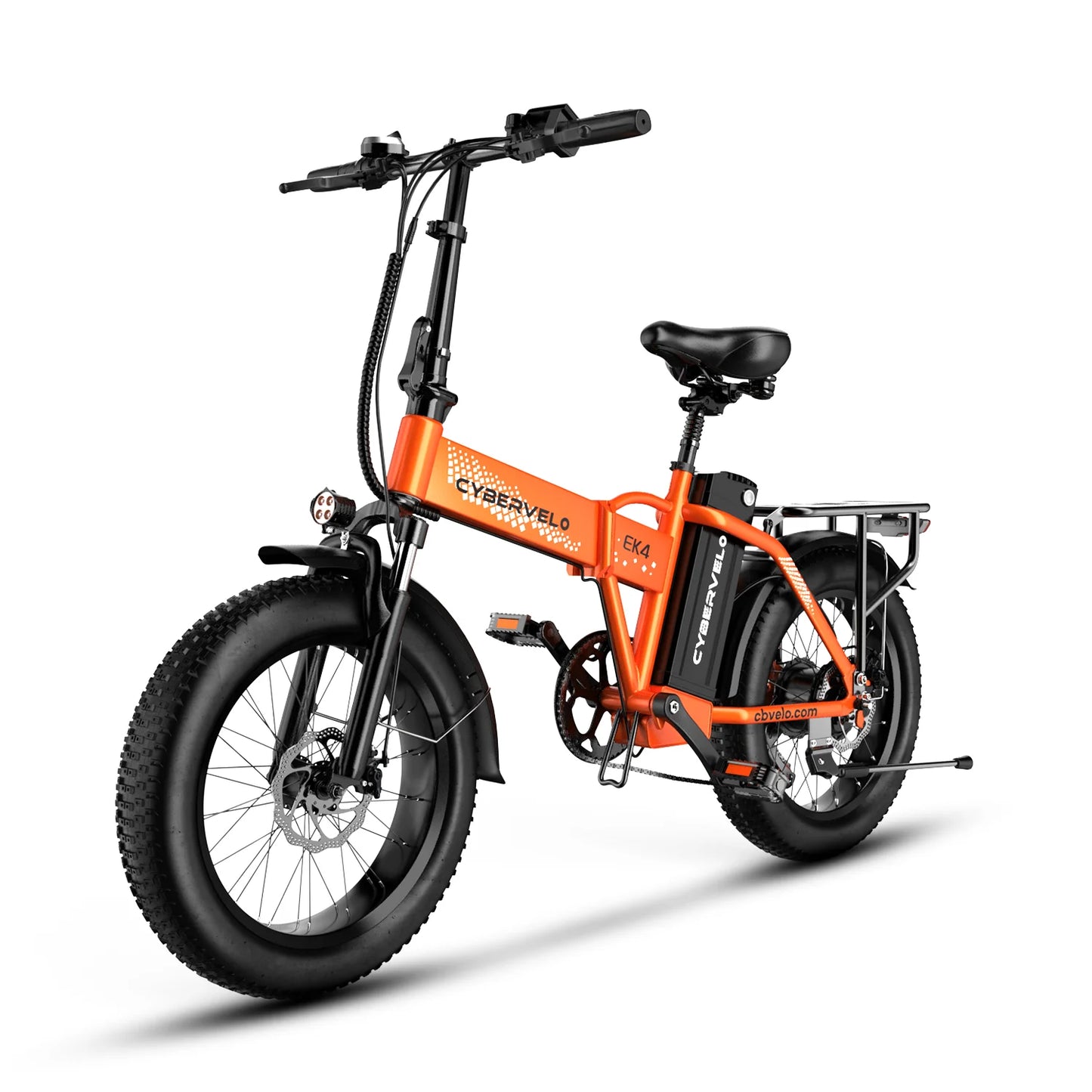 CYBERVELO MARS700 Folding Electric Bike With Removable Battery 80 Miles