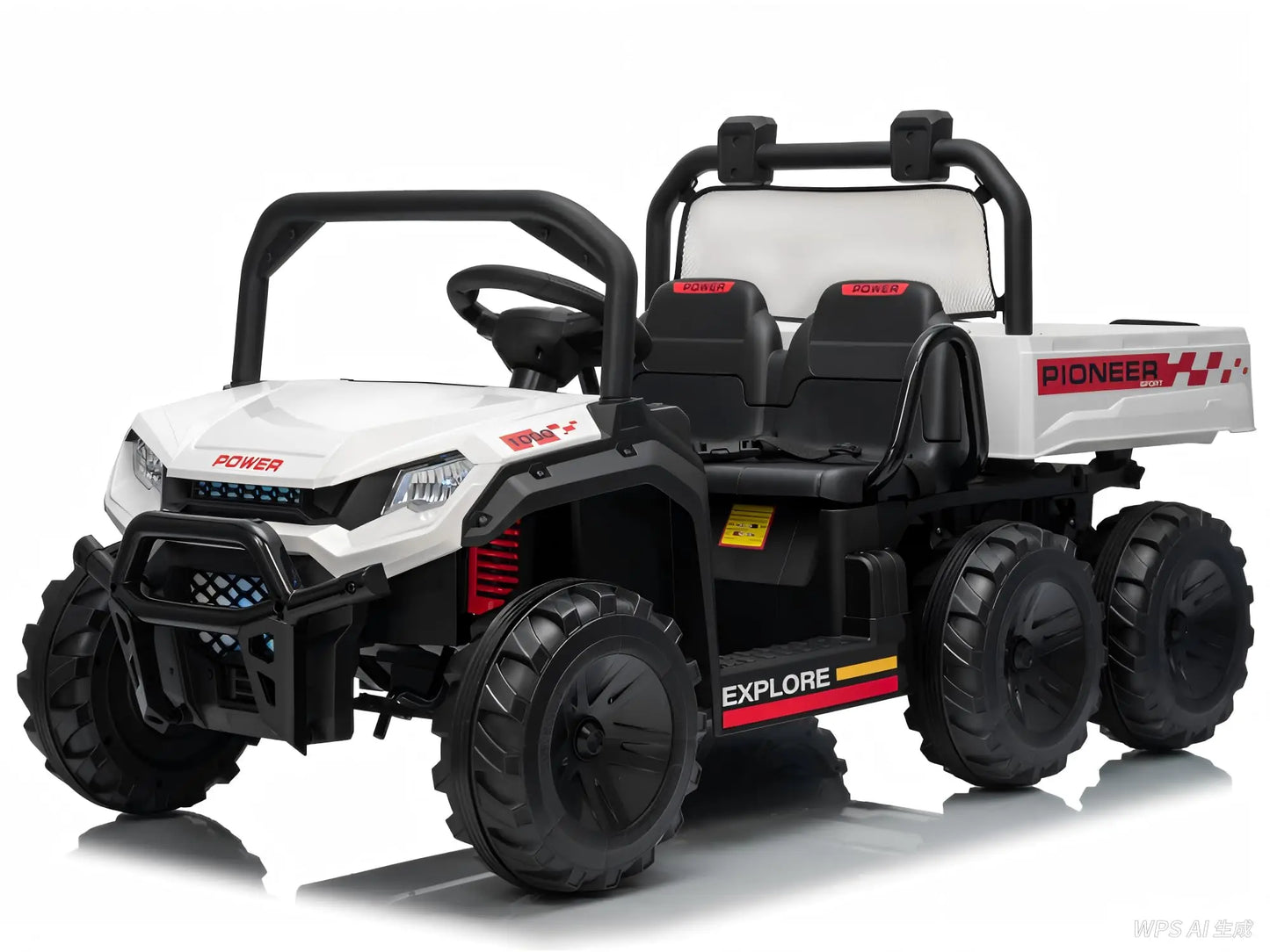 24V Two Seater Ride On Dump Truck 4WD Remote Control