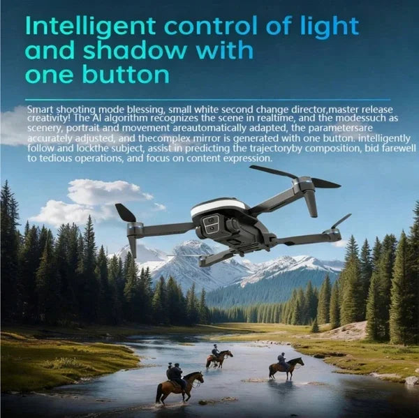 LF662 Triple Camera Drone With Dual Batteries And RGB Lights