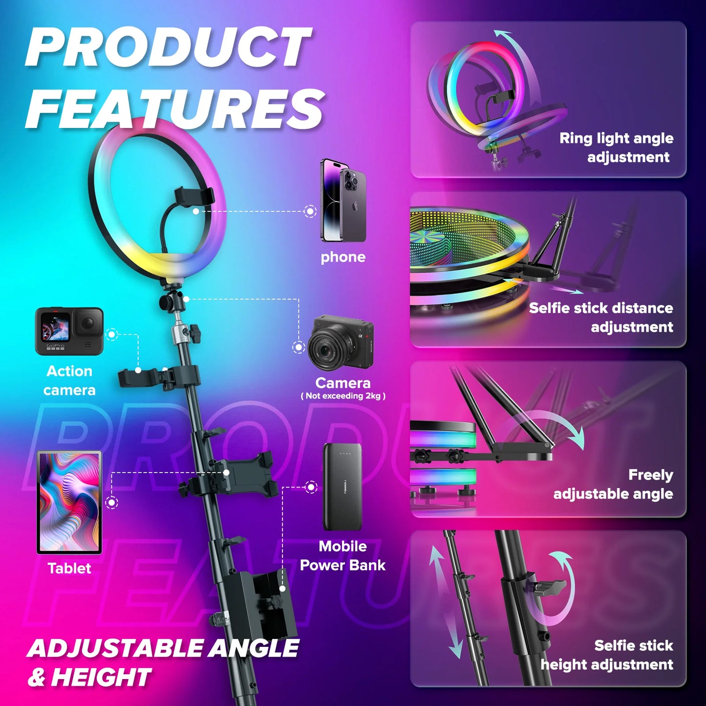 Neson Glass 360 Photo Booth With App Control For Parties