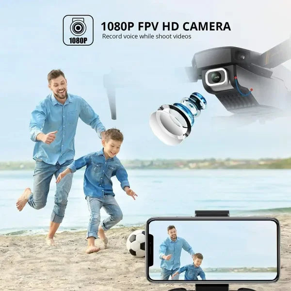 V4 Drone With 1080p Camera Foldable Quadcopter FPV Live Video