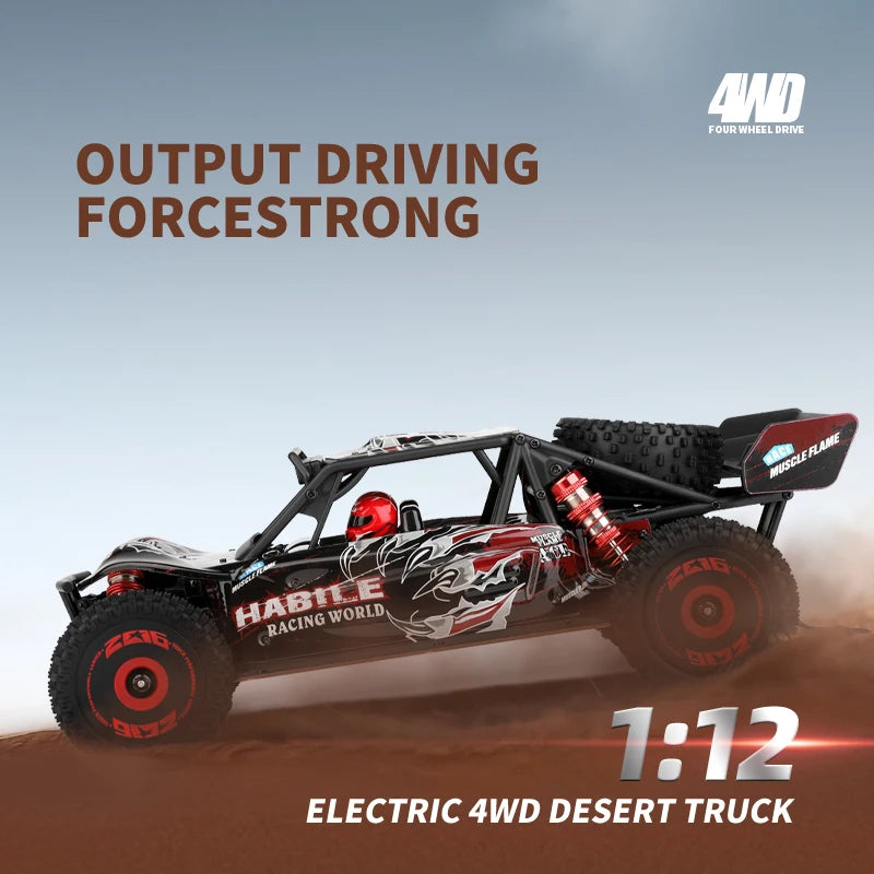 WLtoys 124016 RC Car 75 KMH High Speed Remote Truck