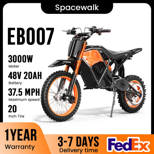 Eilleo Spacewalk 48V Electric Dirt Bike 3000W 60 Miles Range