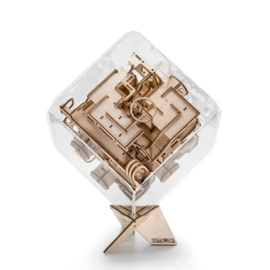 Intrism Pro 3D Wooden Marble Maze Puzzle Kit For Teens