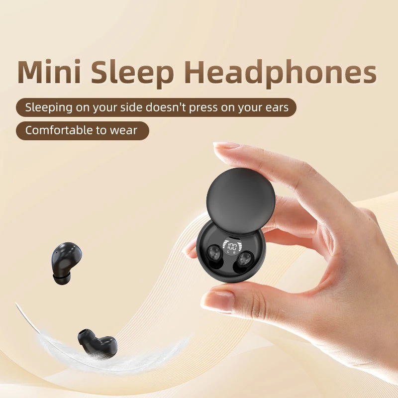 SHUKE Wireless Bluetooth Earbuds Sleep Headphones With Microphone Waterproof