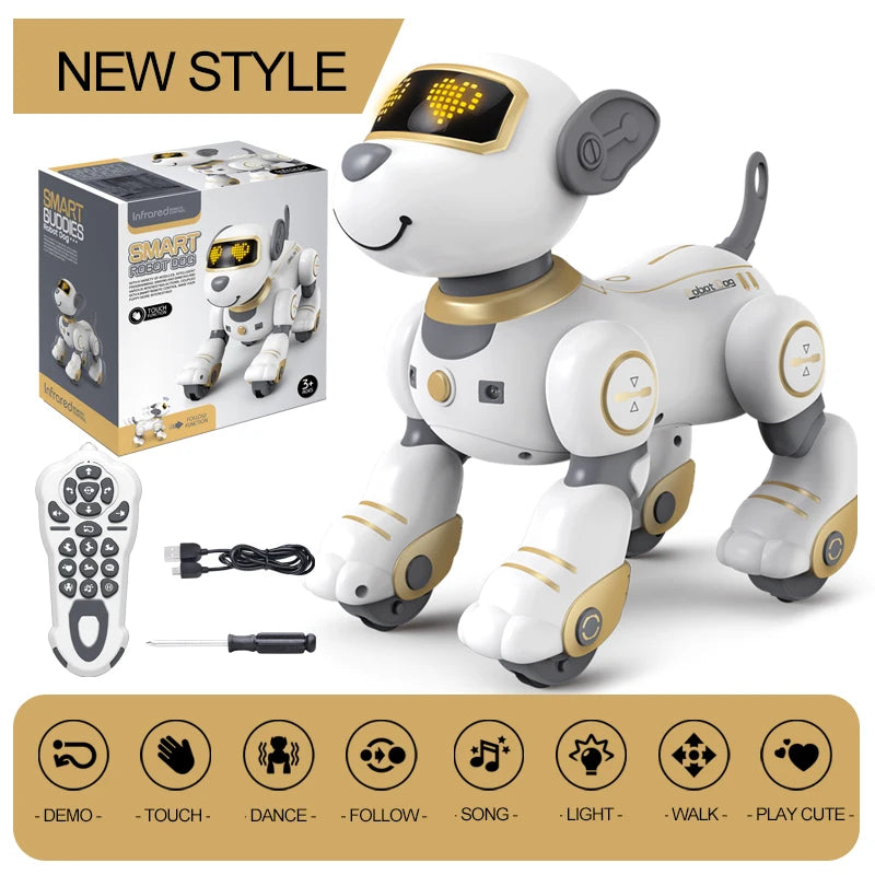 Kelaton RC Robot Dog With Voice Command And Touch Sensor