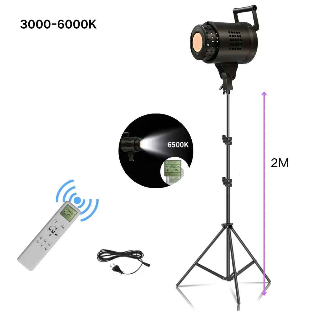 SH Bowens Lighting LED Video Studio Light 220V Daylight 3000K-6000K
