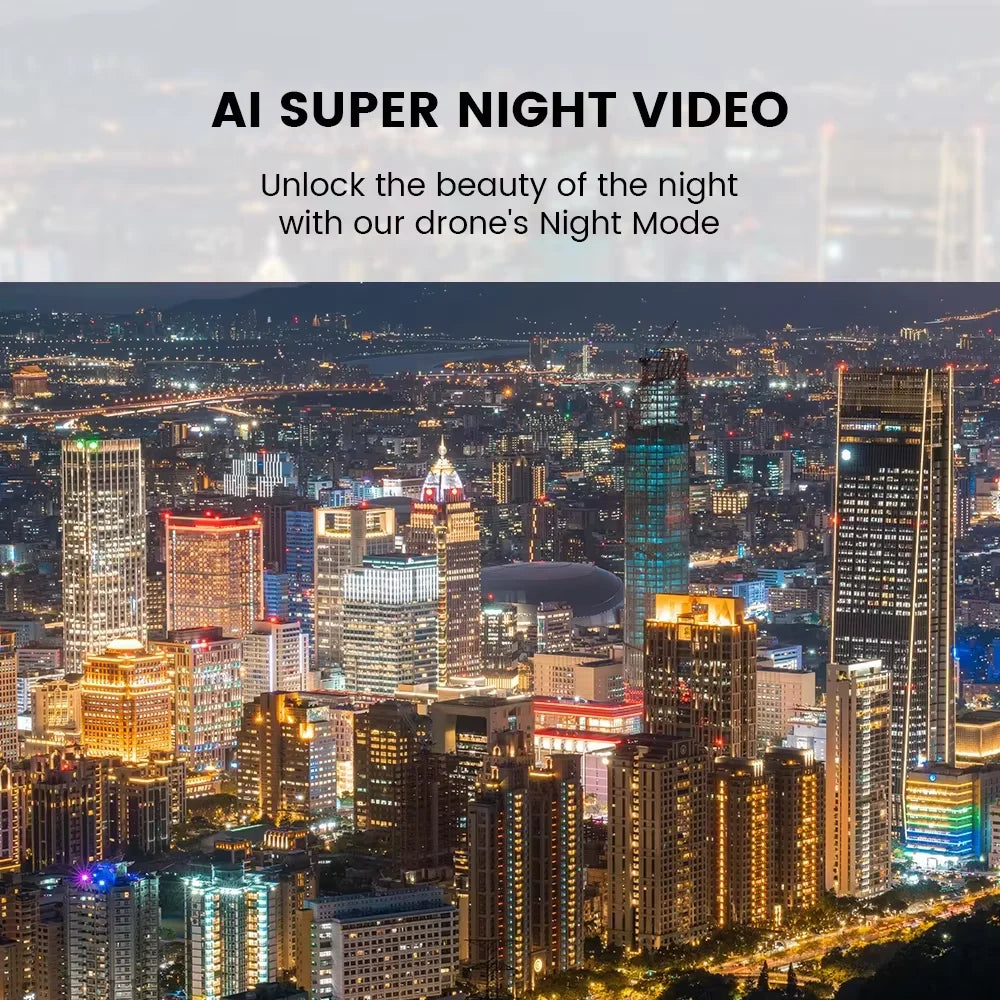 FIMI MINI 3 Camera Drone AI Night Video 4K Wind Resistant RC Quadcopter