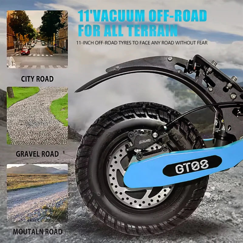 Arwibon 5600W Dual Motor Offroad Electric Scooter With Seat