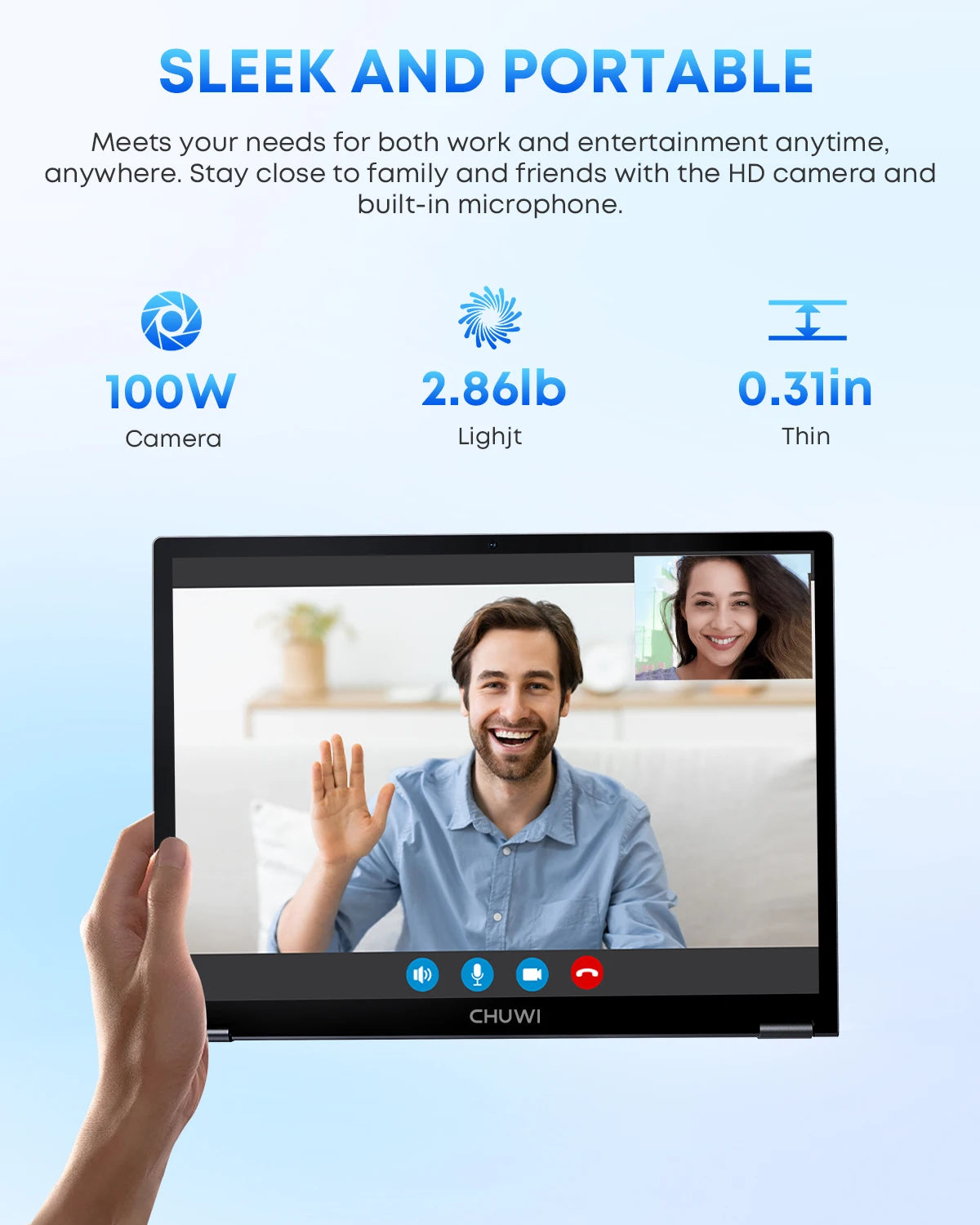 CHUWI FreeBook 2in1 Touch Screen Laptop 16GB RAM 512GB SSD