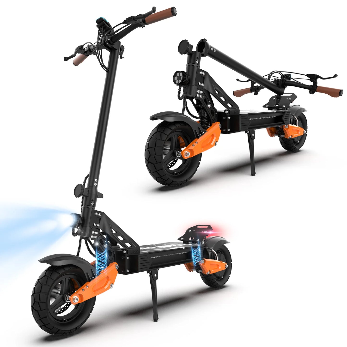 AOVOPRO G67 Off Road Electric Scooter With Dual Suspension