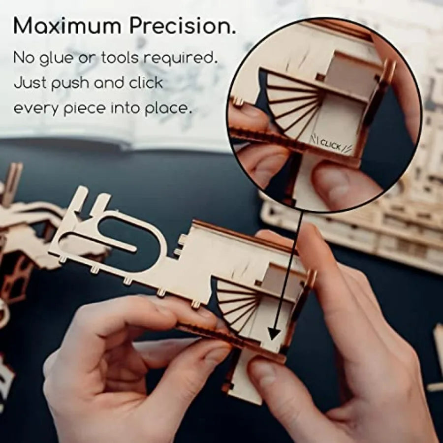 Intrism Pro 3D Wooden Marble Maze Puzzle Kit For Teens