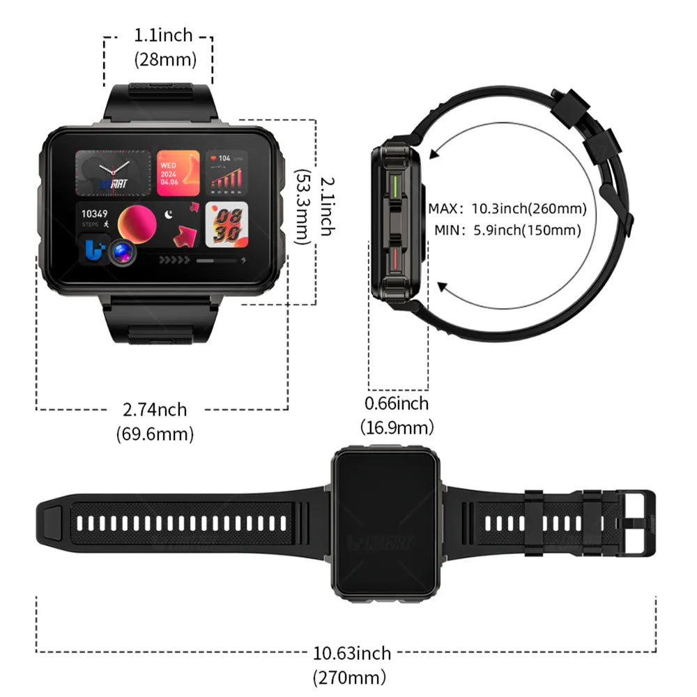 LOKMAT APPLLP 5 Max Android Watch Phone with 4G Calls