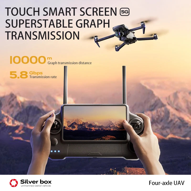 JJRCC P7 MAX GPS Drone 8K Screen Remote Control 20km