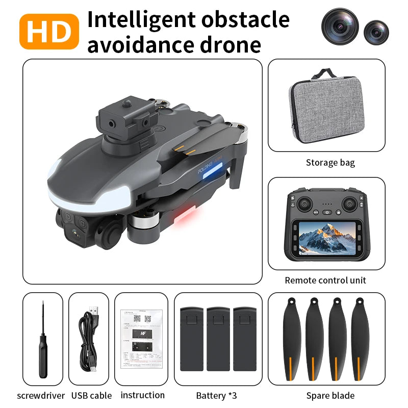 JIKEFUN CZ20 RC Drone 8K GPS HD Dual Camera Brushless