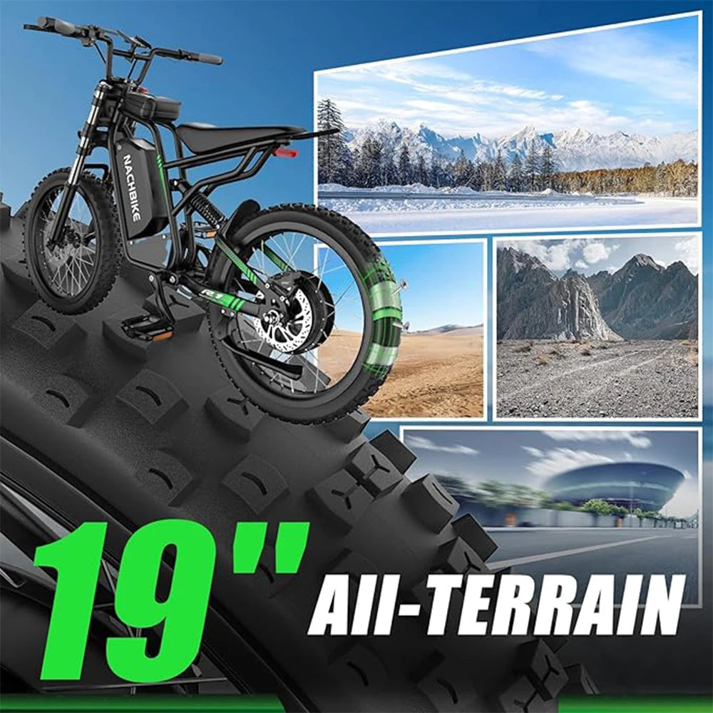 6000W Electric Dirt Bike 60V 25Ah Dual Hydraulic Brakes
