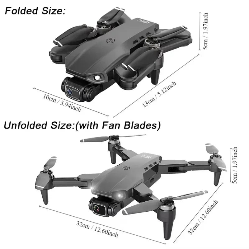 QJ L900Pro GPS Drone Dual 4K Camera 5G WiFi Foldable