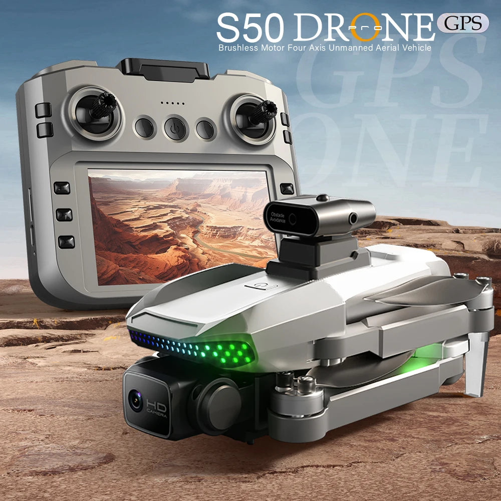 EY S50 Pro GPS Drone Two Batteries HD Camera ExtendedFlightTime