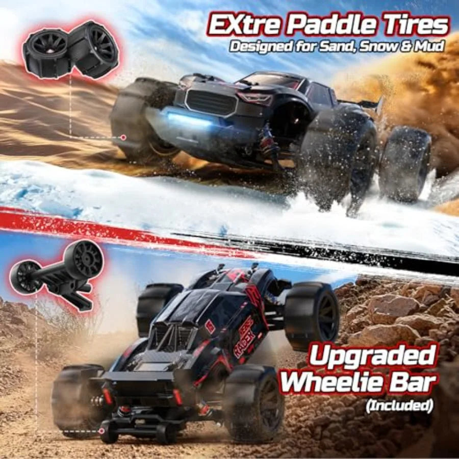 Brushless 4WD RC Car For Adults Waterproof Off Road Terrain