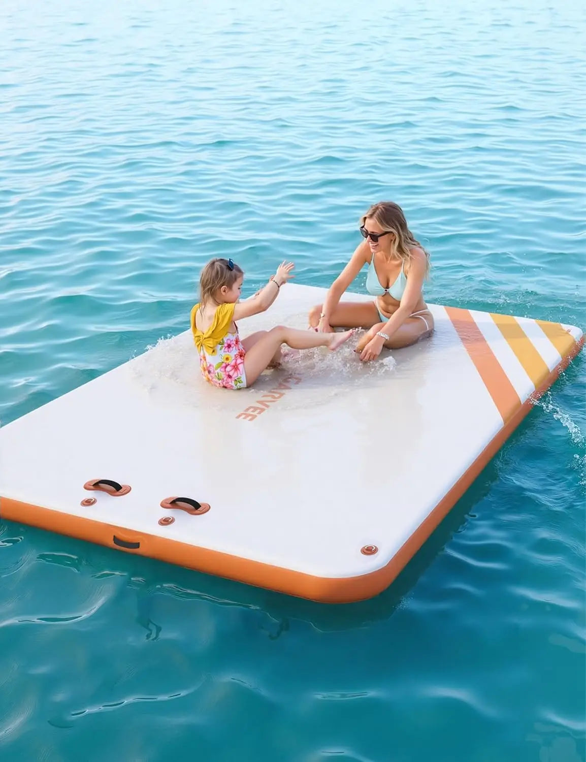 HiMISS Inflatable Floating Dock With Non Slip Surface For Lakes