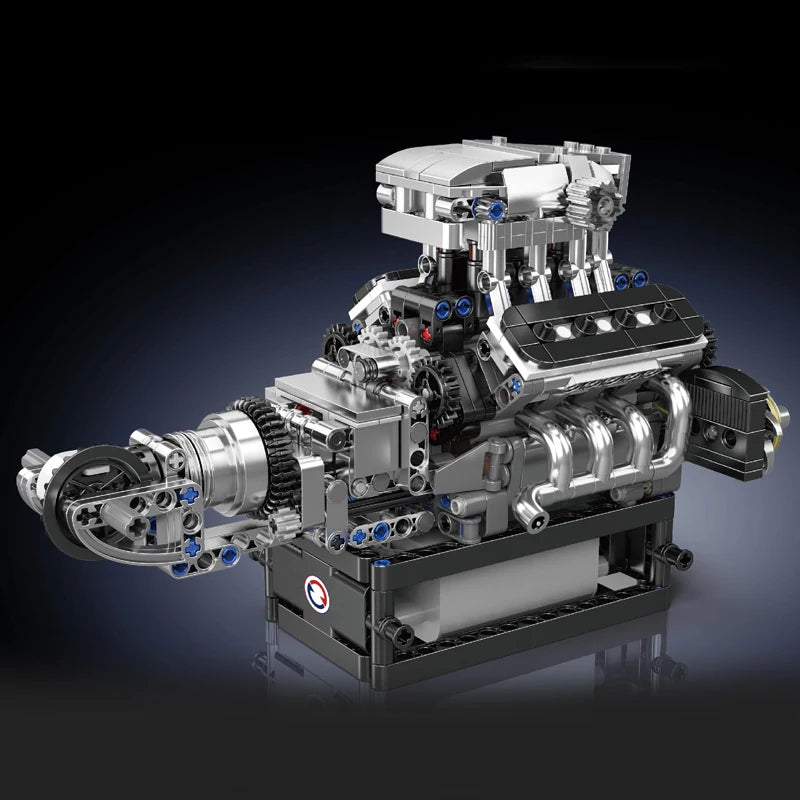 Mould King 10206 The Supercar V8 Engine Building Block Set