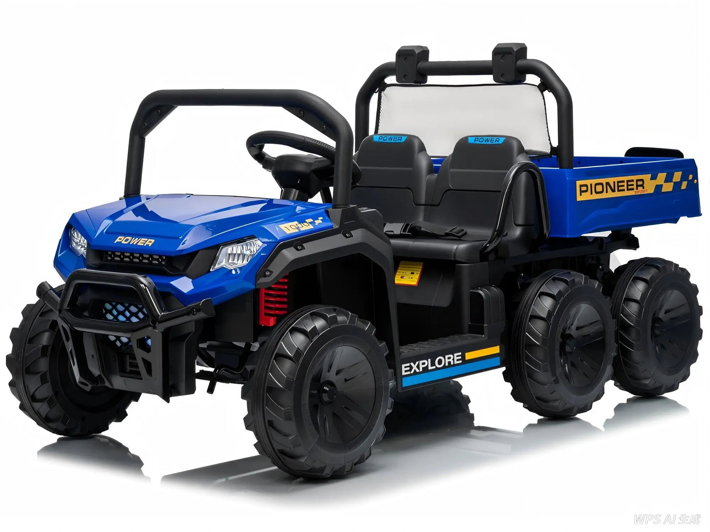 24V Two Seater Ride On Dump Truck 4WD Remote Control