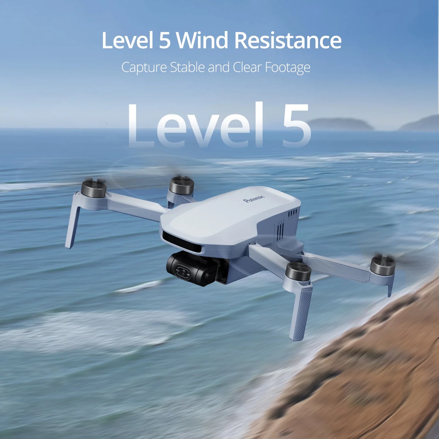Potensic C0 Mini Drone 3 Axis Gimbal GPS 4K Camera