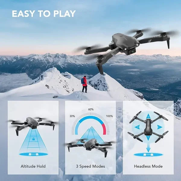 Mini Foldable Drone With 4K Camera, WiFi FPV, 3 Batteries