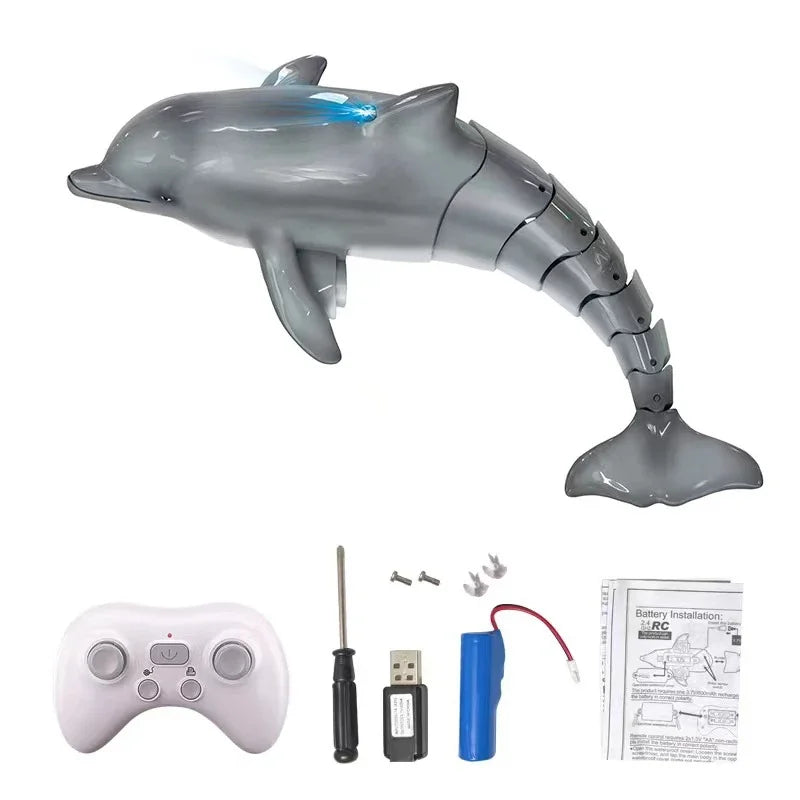 CONUSEA Dolphin RC Boat 24G Remote Control Water Toy