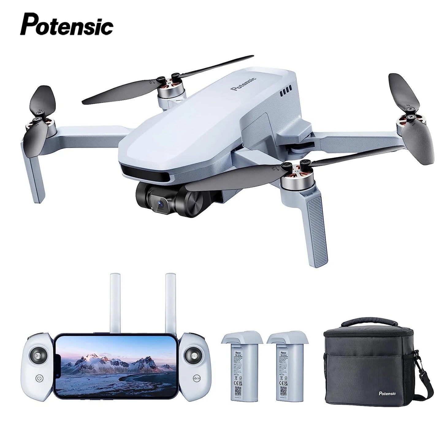 Potensic C0 Single Axis Gimbal 4K GPS Drone For Adults And Beginners