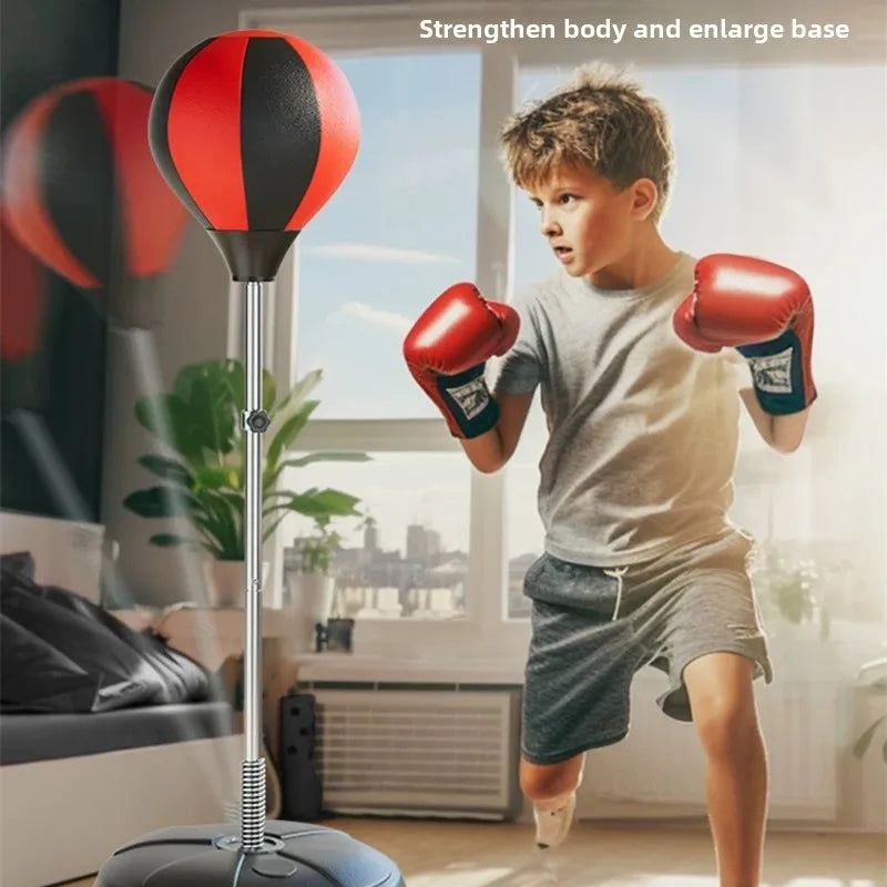 Guangdong Adjustable Kids Boxing Training Set 360 Degree Punch Ball