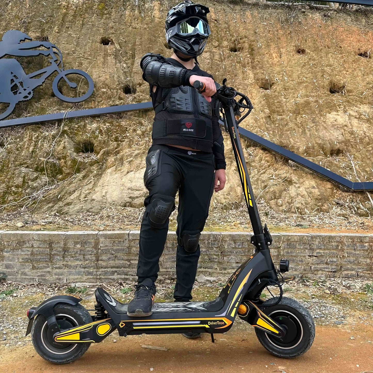 DriveTron Dual Motor Electric Scooter with Hydraulic Brakes Off Road