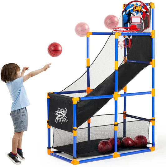 NONECN Joyfy Arcade Basketball Game Set With 4 Balls