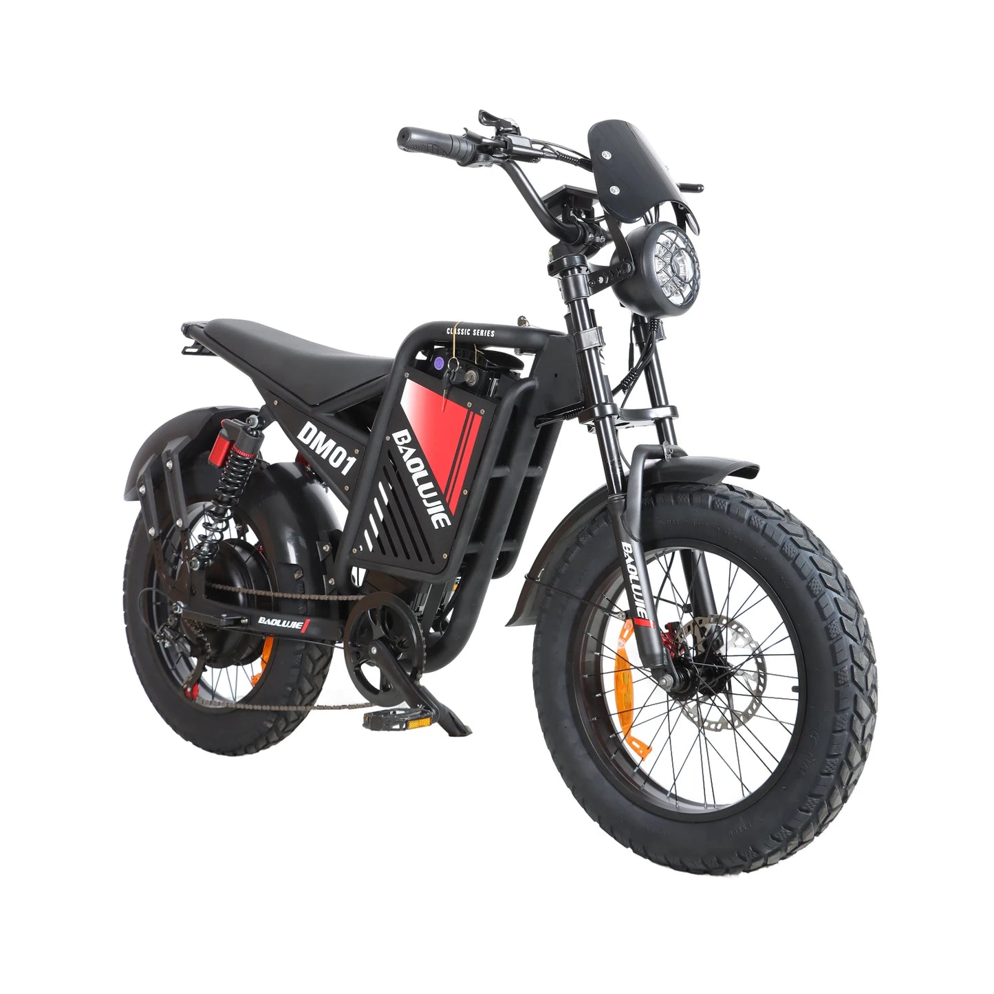 Baolujie DM01 60V 30Ah Electric Bike Long Range 42 MPH