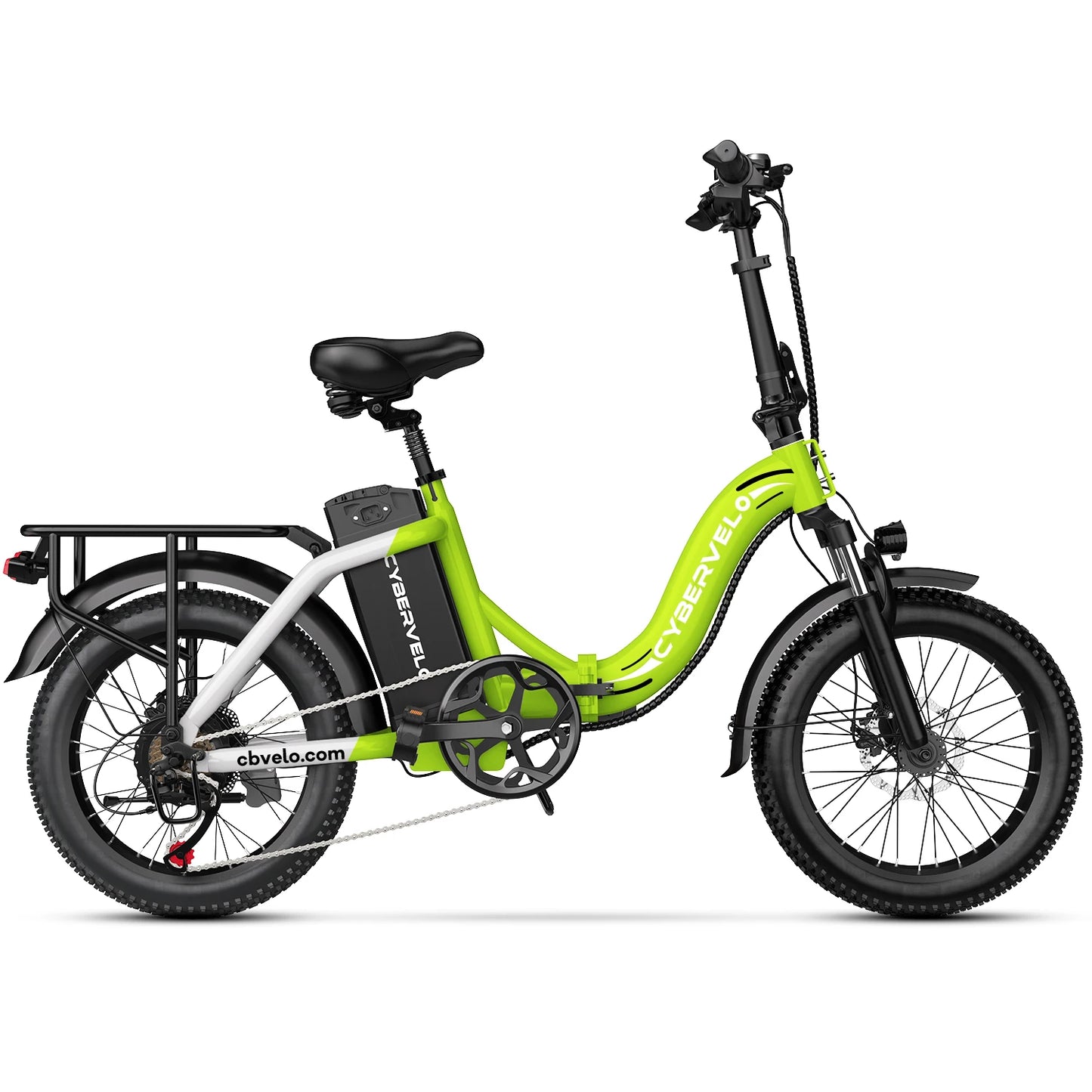 CYBERVELO MARS700 Folding Electric Bike With Removable Battery 80 Mile Range