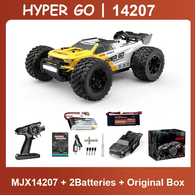 JIUSICE Hyper Go MJX 4WD 2 GHz BrushlessDrive RC Car