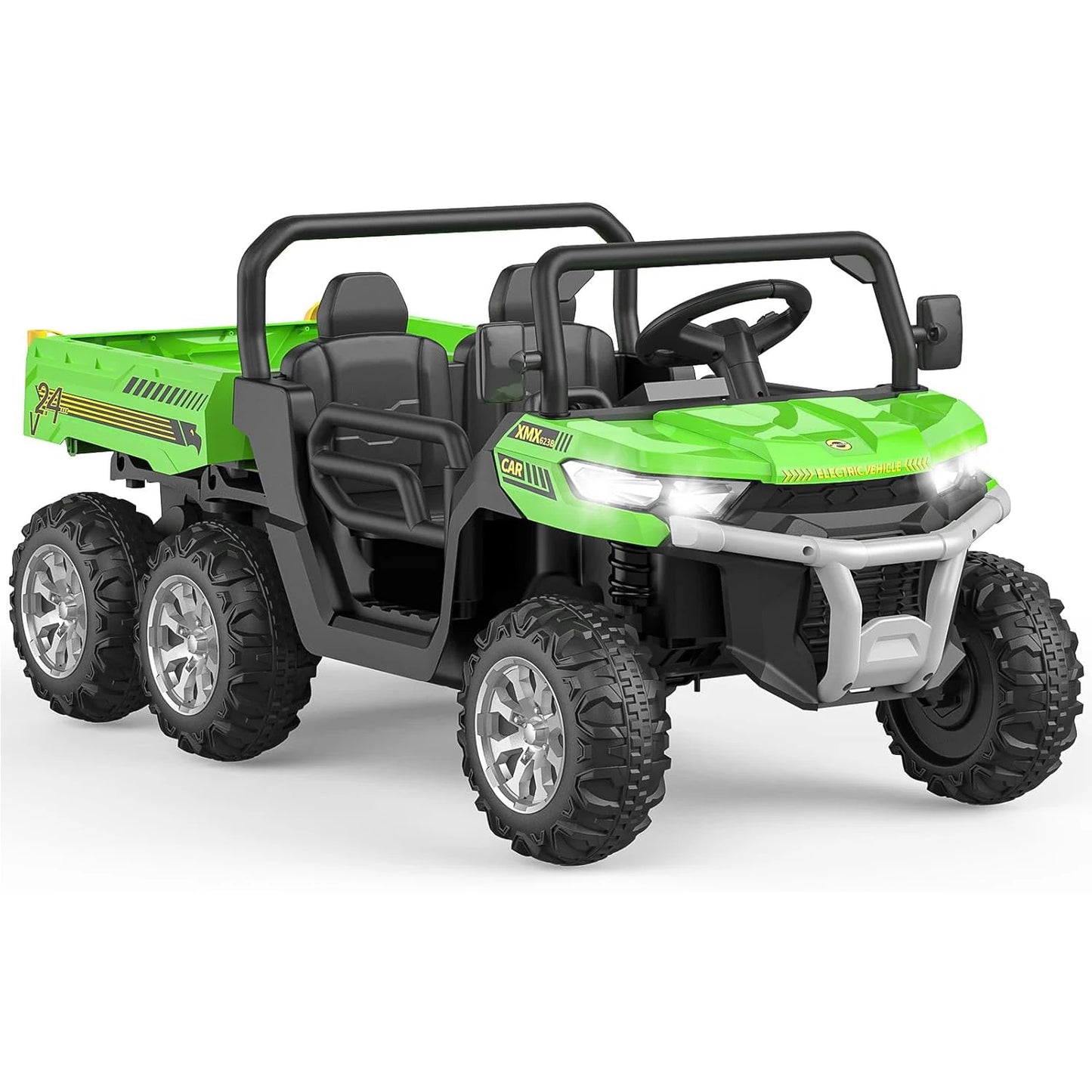HiMIS 24V 2Seater 4WD Ride On Dump Truck With Remote