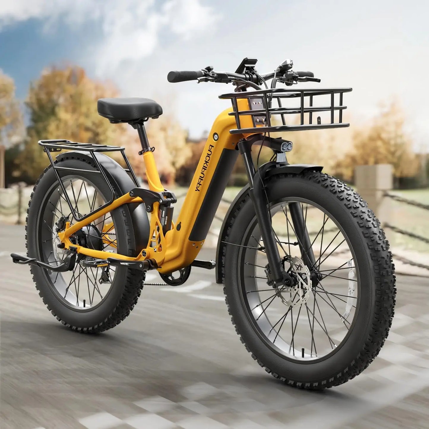 PUCKIPUPPY Boxer-ST 960W Electric Bike Fat Tire 48V Full Suspension