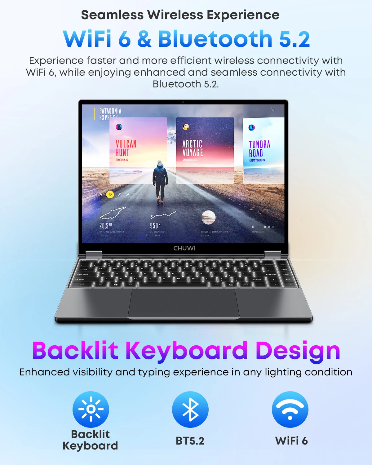 CHUWI FreeBook 2in1 Touch Screen Laptop 16GB RAM 512GB SSD