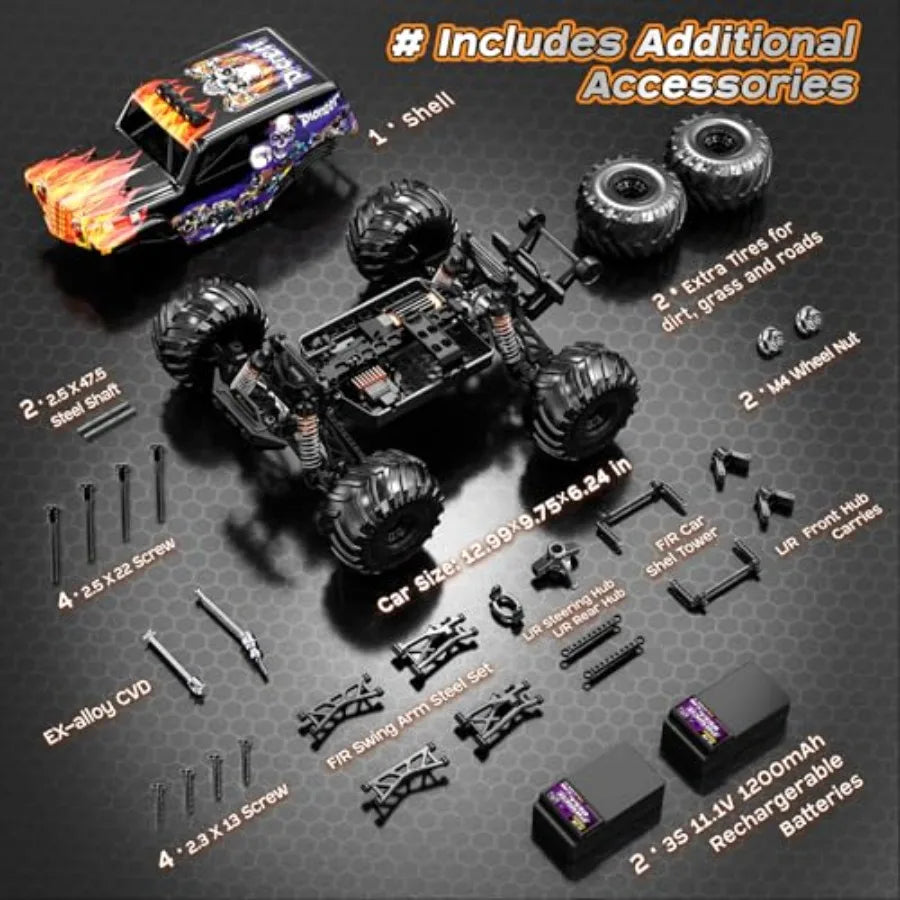 Brushless RC Car 4WD Off-Road Electric Remote Control Car