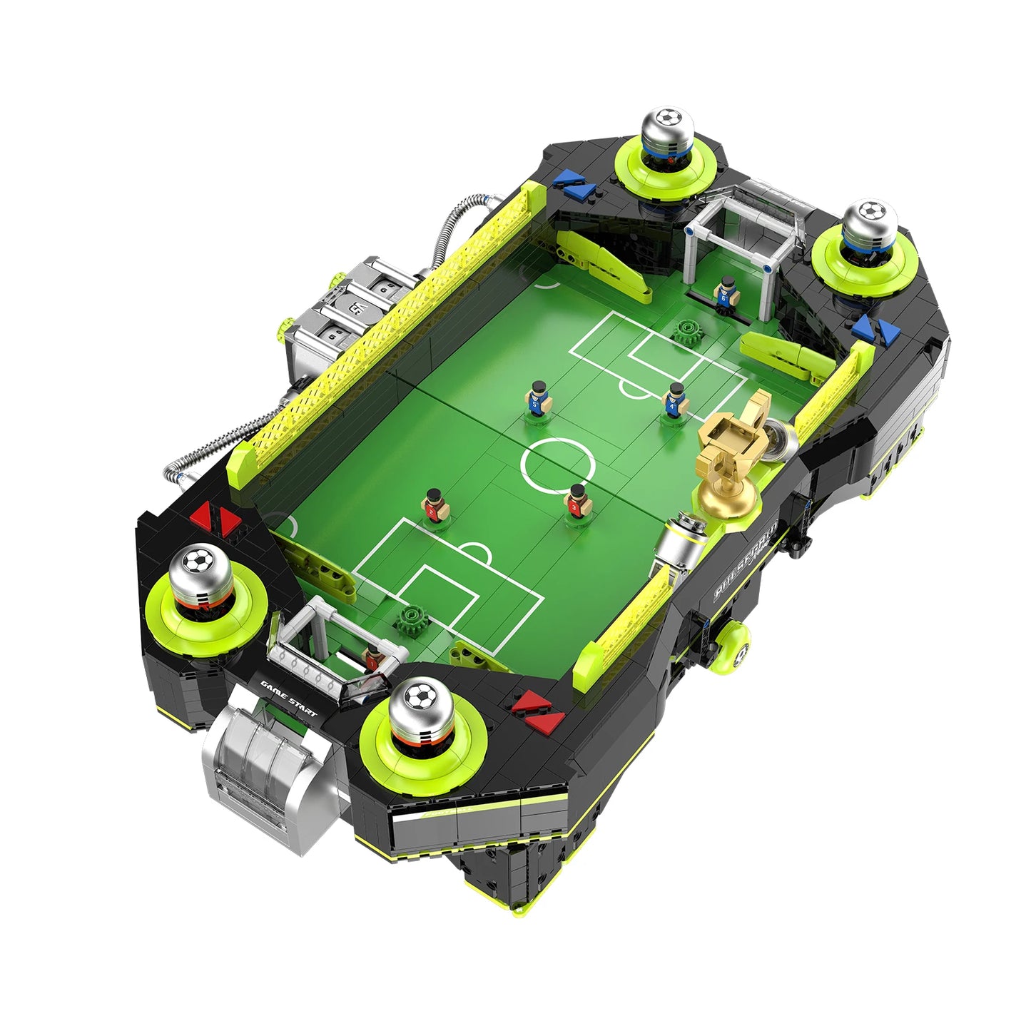 2247Pcs LED Foosball Table Building Set With Lights And Music