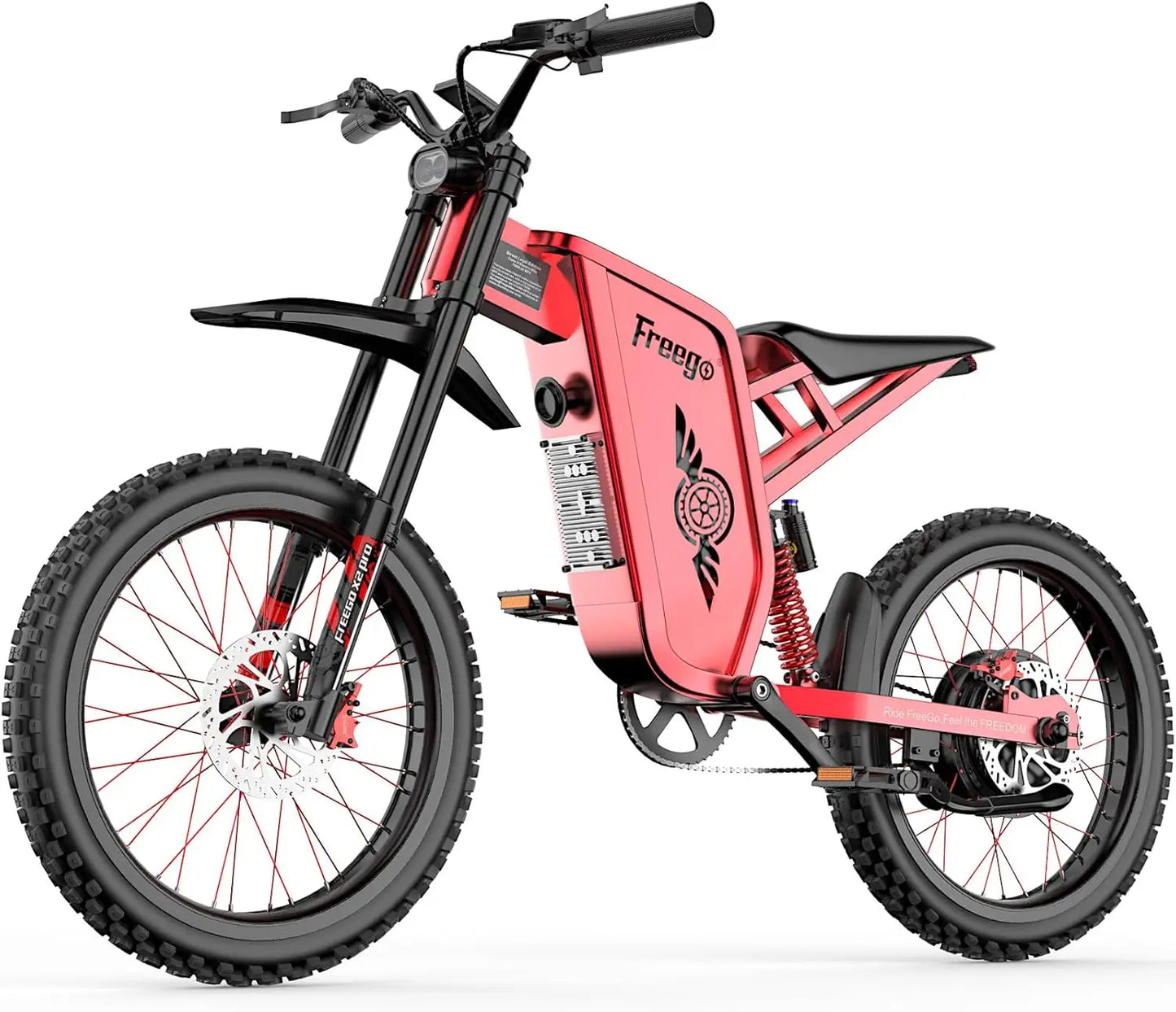 Freego X2 Pro Electric Motorcycle For Adults 6000W Off Road Ebike 1800Wh Battery