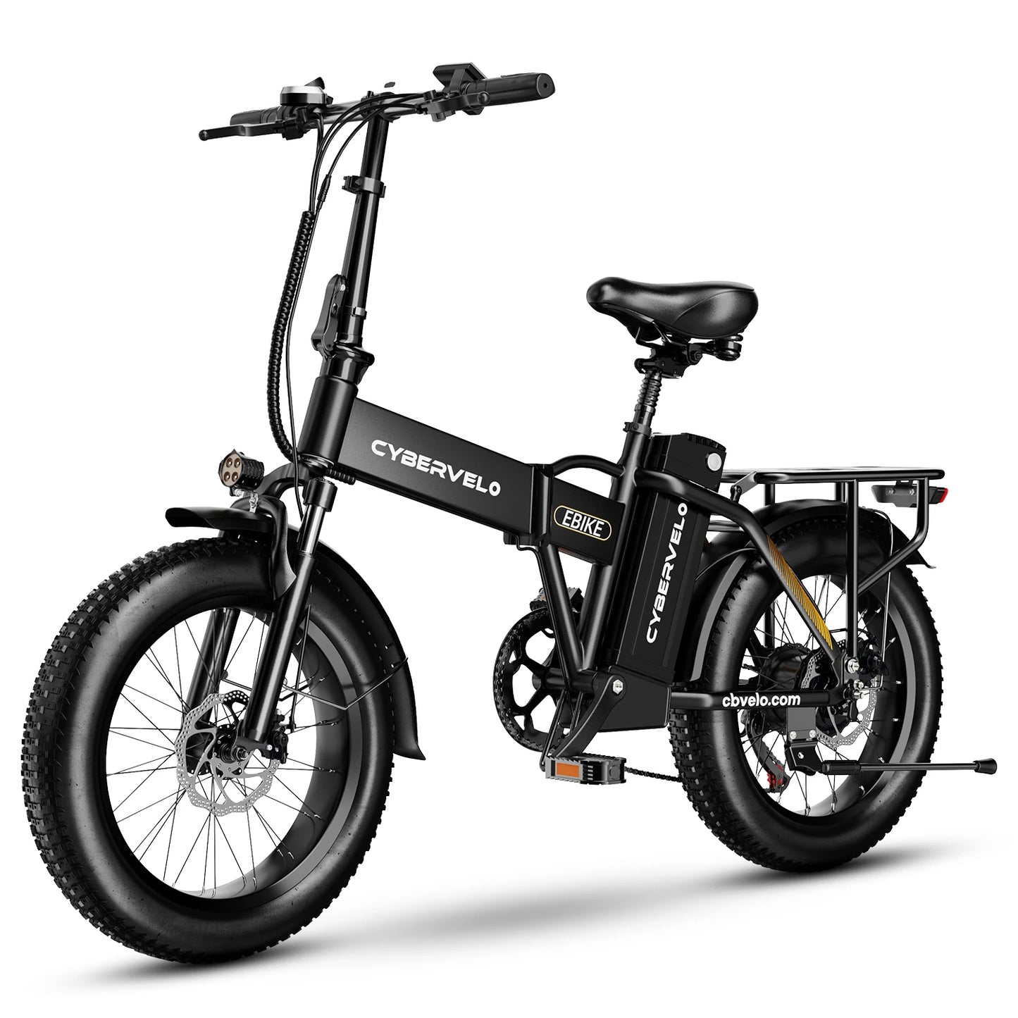 CYBERVELO MARS700 Folding Electric Bike With Removable Battery 80 Miles