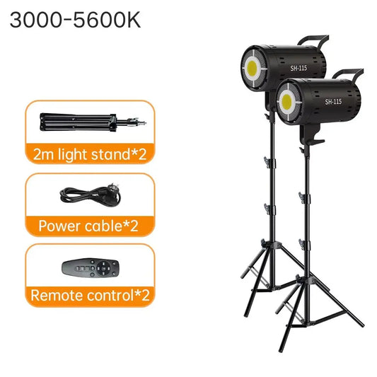 SH Bowens Lighting LED Video Studio Light 220V Daylight 3000K-6000K